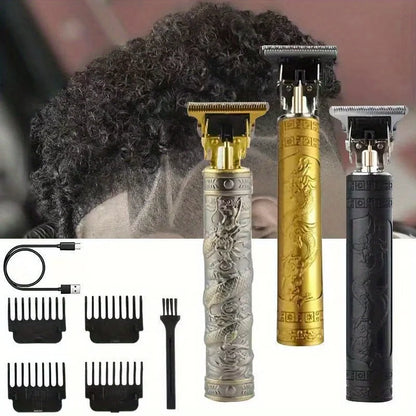 Vintage T9 Hair Clipper Beard Shaving Body Hair Trimmer Clippers Electric Men Haircut Machine 0mm Barber Shaver