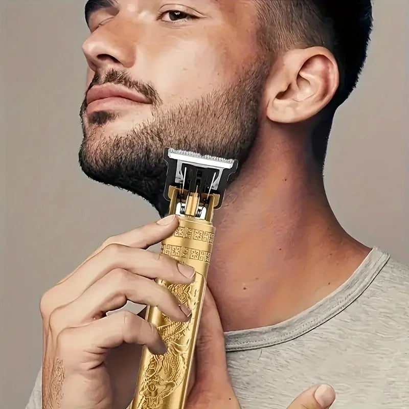 Vintage T9 Hair Clipper Beard Shaving Body Hair Trimmer Clippers Electric Men Haircut Machine 0mm Barber Shaver