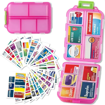 10-Slot Pill Box Organizer