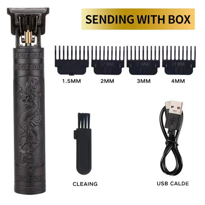 Vintage T9 Hair Clipper Beard Shaving Body Hair Trimmer Clippers Electric Men Haircut Machine 0mm Barber Shaver