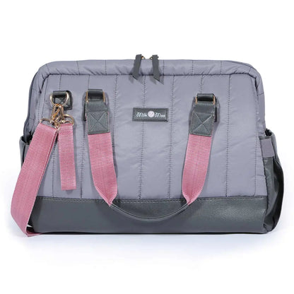 Milk&Moo Diaper Bag Quilted Dark Gray