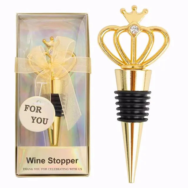 Zinc Alloy Wine Stopper Crystal Wine Champagne Bottle Stopper Vacuum Sealed Wedding Heart Gift  Wine Pourer Stopper Dropshipping