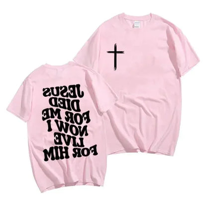 Men's Christian T Shirt Jesus Bible Verse