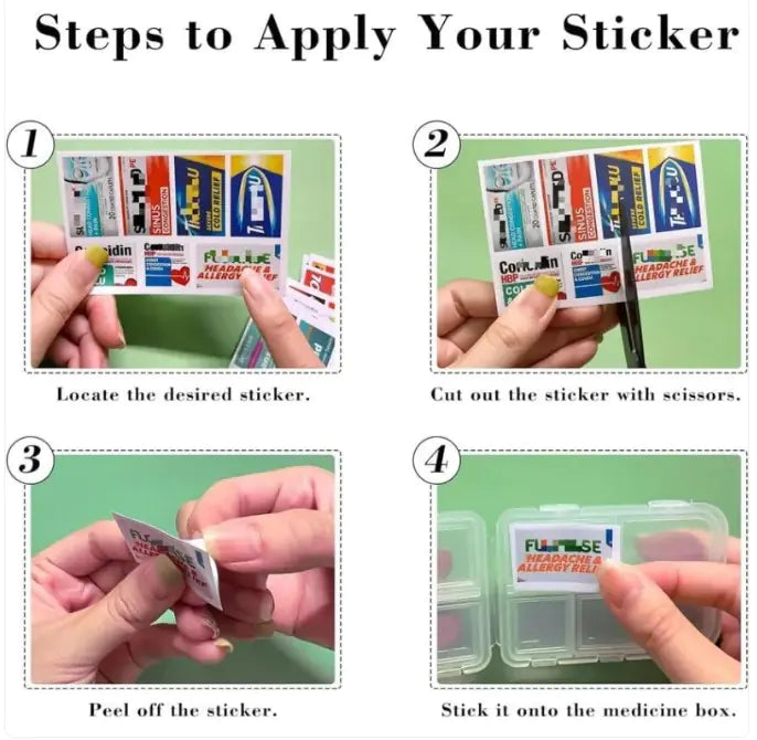 10-Slot Pill Box Organizer