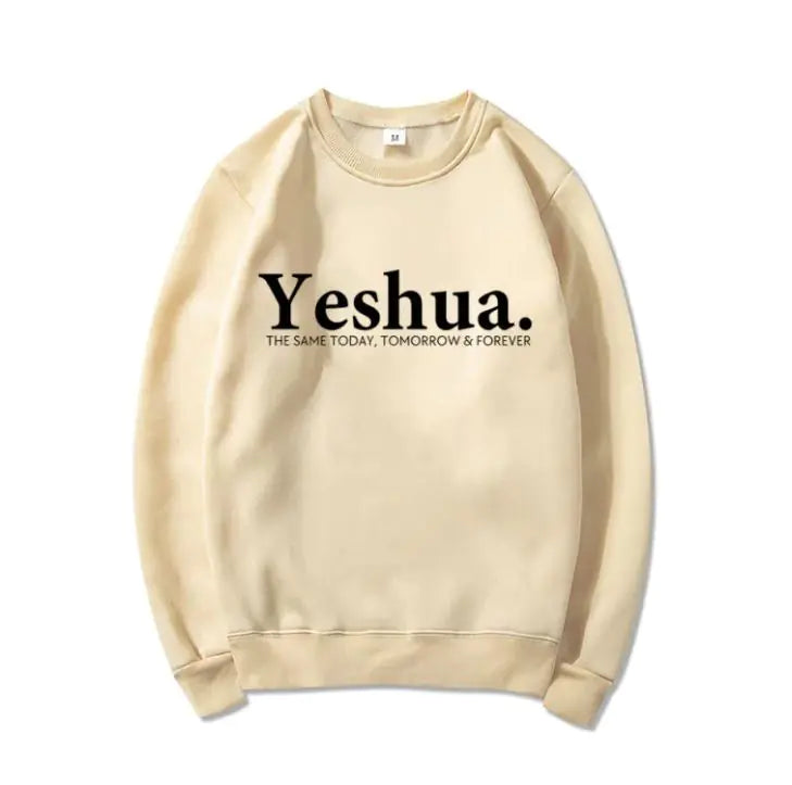 Vintage Yeshua Christian Sweatshirt Christian Apparel Faith