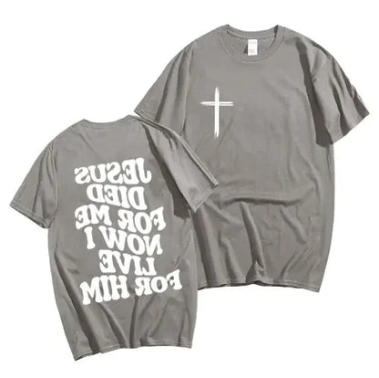 Men's Christian T Shirt Jesus Bible Verse