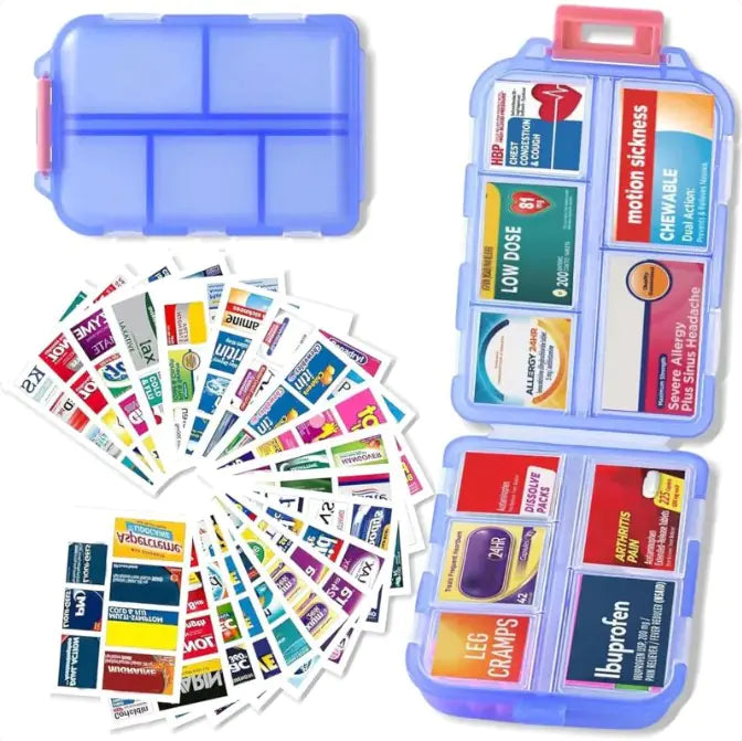 10-Slot Pill Box Organizer