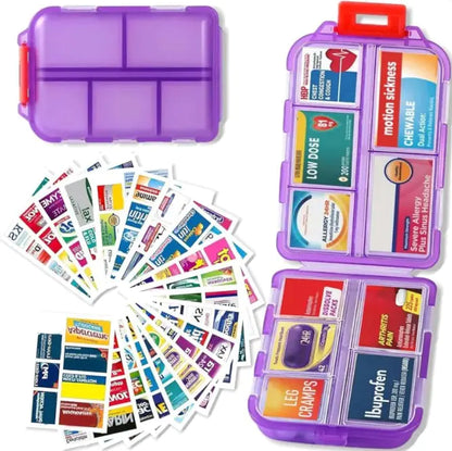 10-Slot Pill Box Organizer
