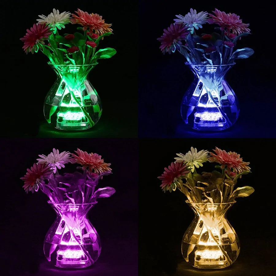 LED Remote Controlled RGB Submersible Lights