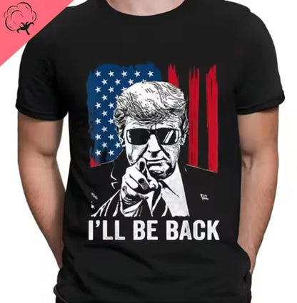 Trump - 'He Was Right' Patriotic Graphic T-Shirt