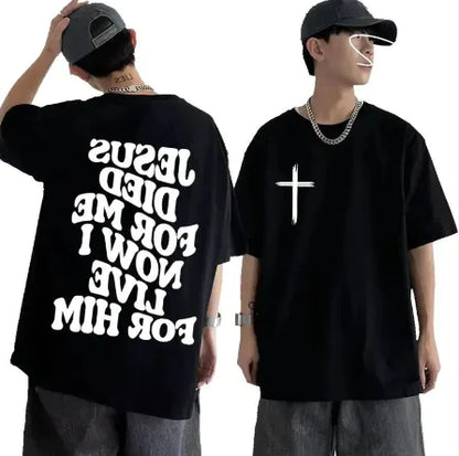 Men's Christian T Shirt Jesus Bible Verse