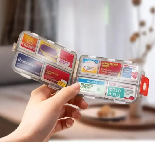 10-Slot Pill Box Organizer