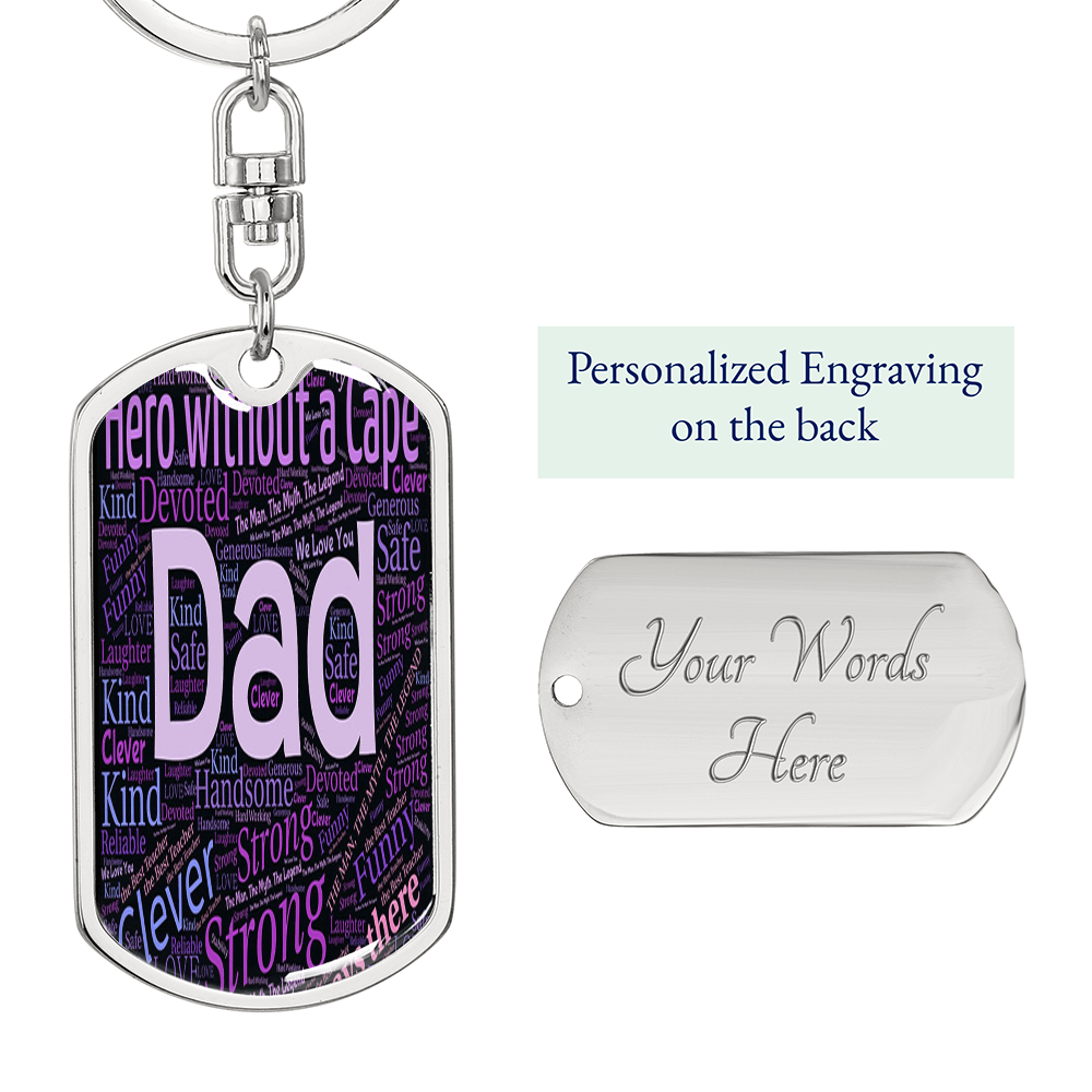 Fathers Day Key Chain