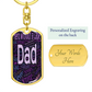 Fathers Day Key Chain