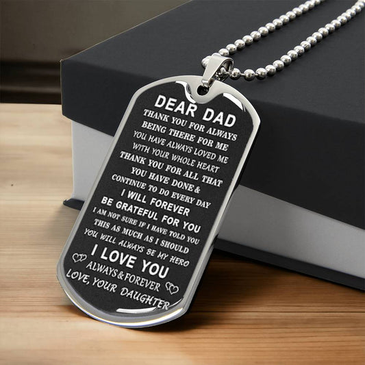 "Unbreakable Bond: Personalized Military Dog Tag"