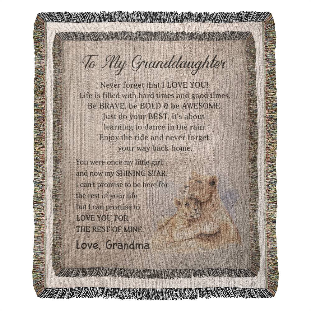 Personalized Woven Blanket for Heartfelt Moments
