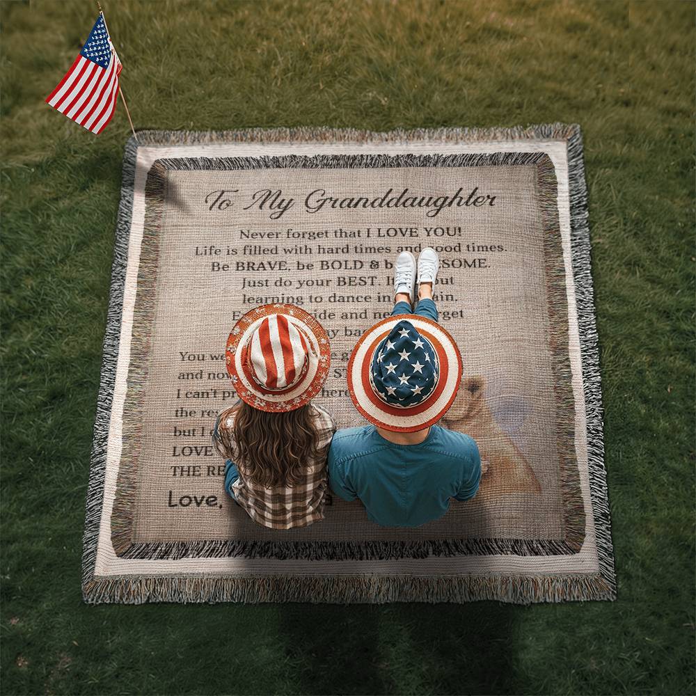 Personalized Woven Blanket for Heartfelt Moments