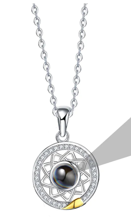 Moon Soulmates Projection Necklace