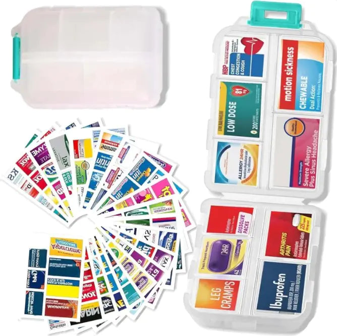 10-Slot Pill Box Organizer