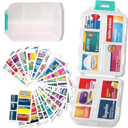 10-Slot Pill Box Organizer