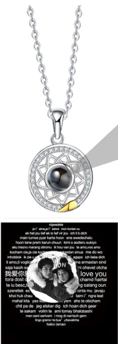 Moon Soulmates Projection Necklace