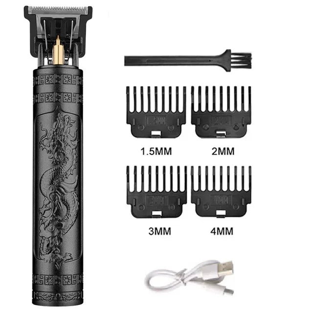 Vintage T9 Hair Clipper Beard Shaving Body Hair Trimmer Clippers Electric Men Haircut Machine 0mm Barber Shaver