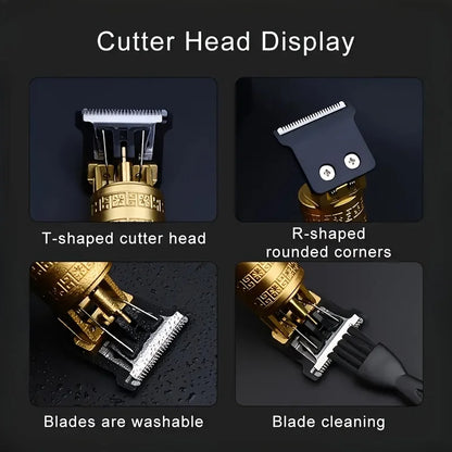 Vintage T9 Hair Clipper Beard Shaving Body Hair Trimmer Clippers Electric Men Haircut Machine 0mm Barber Shaver