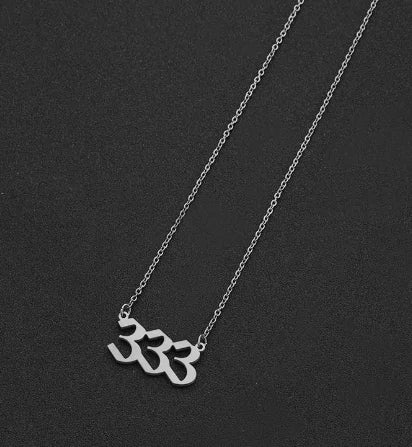 Lucky Numbers Angel Necklace