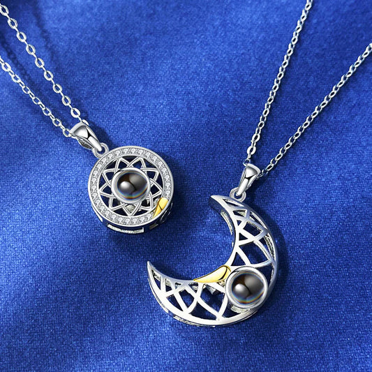 Moon Soulmates Projection Necklace