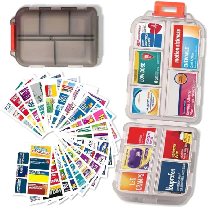 10-Slot Pill Box Organizer