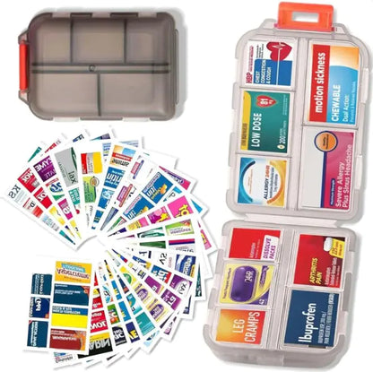 10-Slot Pill Box Organizer