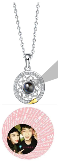 Moon Soulmates Projection Necklace