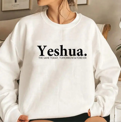 Vintage Yeshua Christian Sweatshirt Christian Apparel Faith