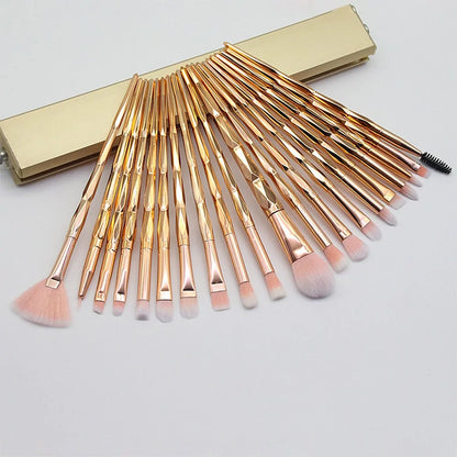 Diamond Makeup Brush Set