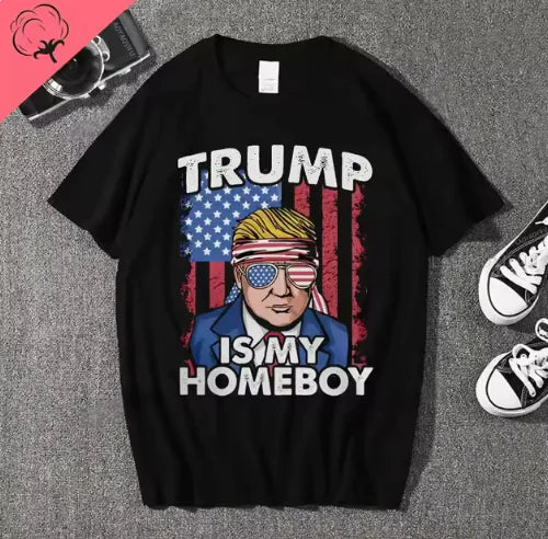 Trump - 'He Was Right' Patriotic Graphic T-Shirt