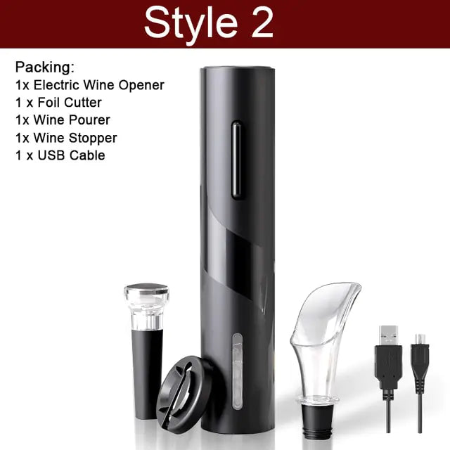 Automatic Corkscrew Wine Opener